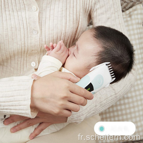 Sécurité rechargeable bébé tondeuse à cheveux basse bruit faible